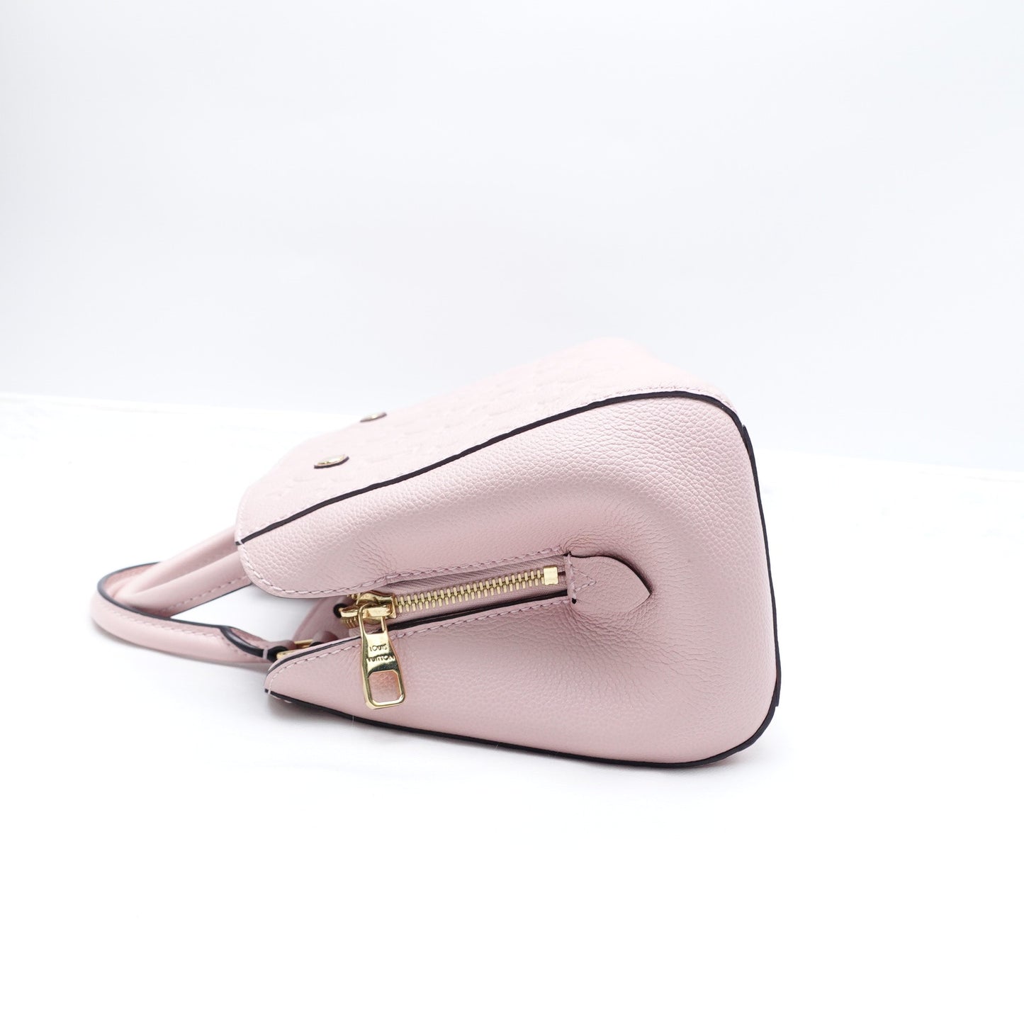 Pre-owned Louis Vuitton Pink Montaigne Calfskin Shoulder Bag