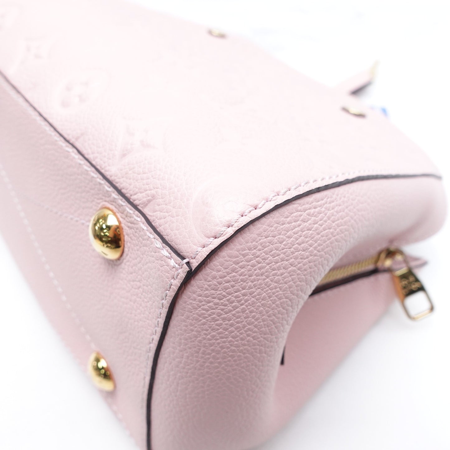 Pre-owned Louis Vuitton Pink Montaigne Calfskin Shoulder Bag