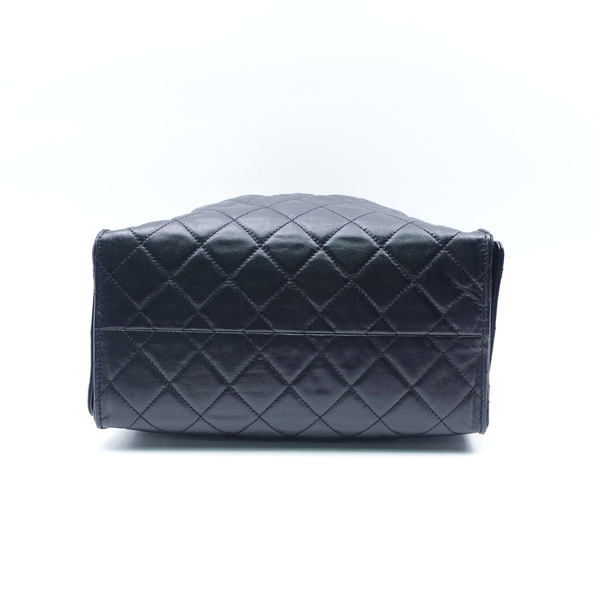 Pre-Owned Chanel 25 Bag Black Calfskin Leather Shoulder Bag T10399245