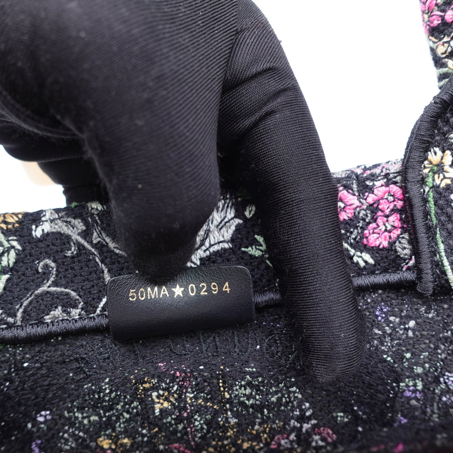 Dior Amour Book Large Black Canvas Tote T10379616