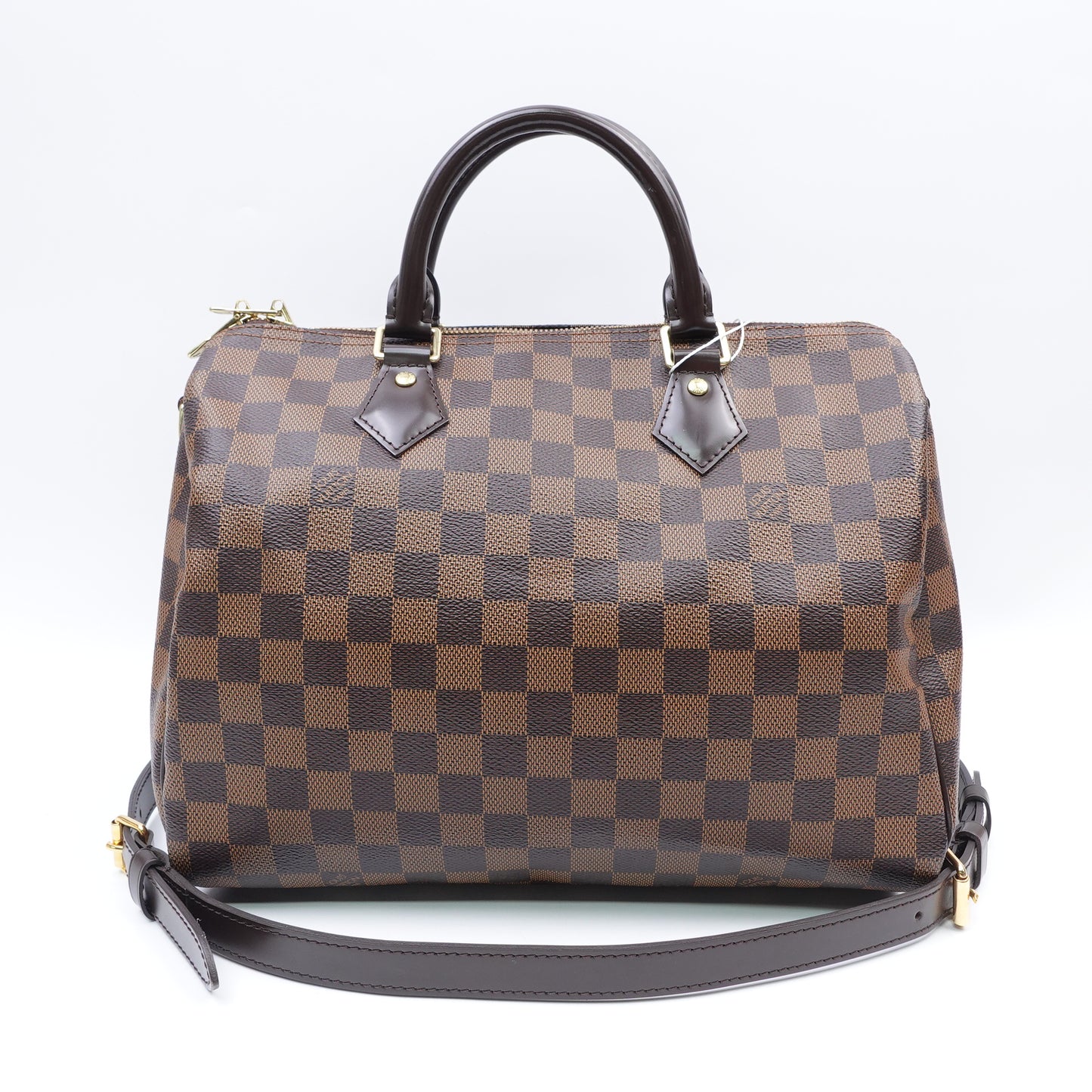 Louis Vuitton Speedy 30 Damier Ebene Coated Canvas Shoulder Bag T10369849