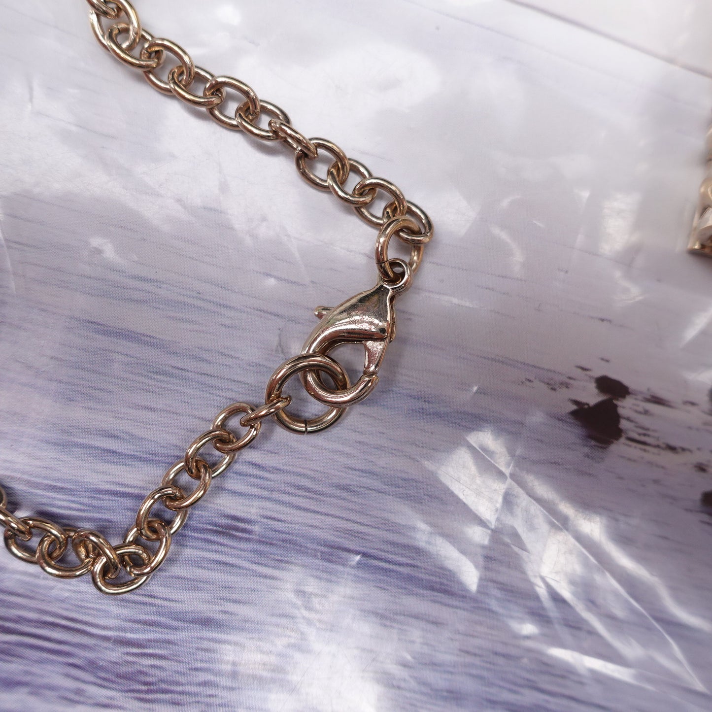 Pre-owned Chanel Book Design Necklace