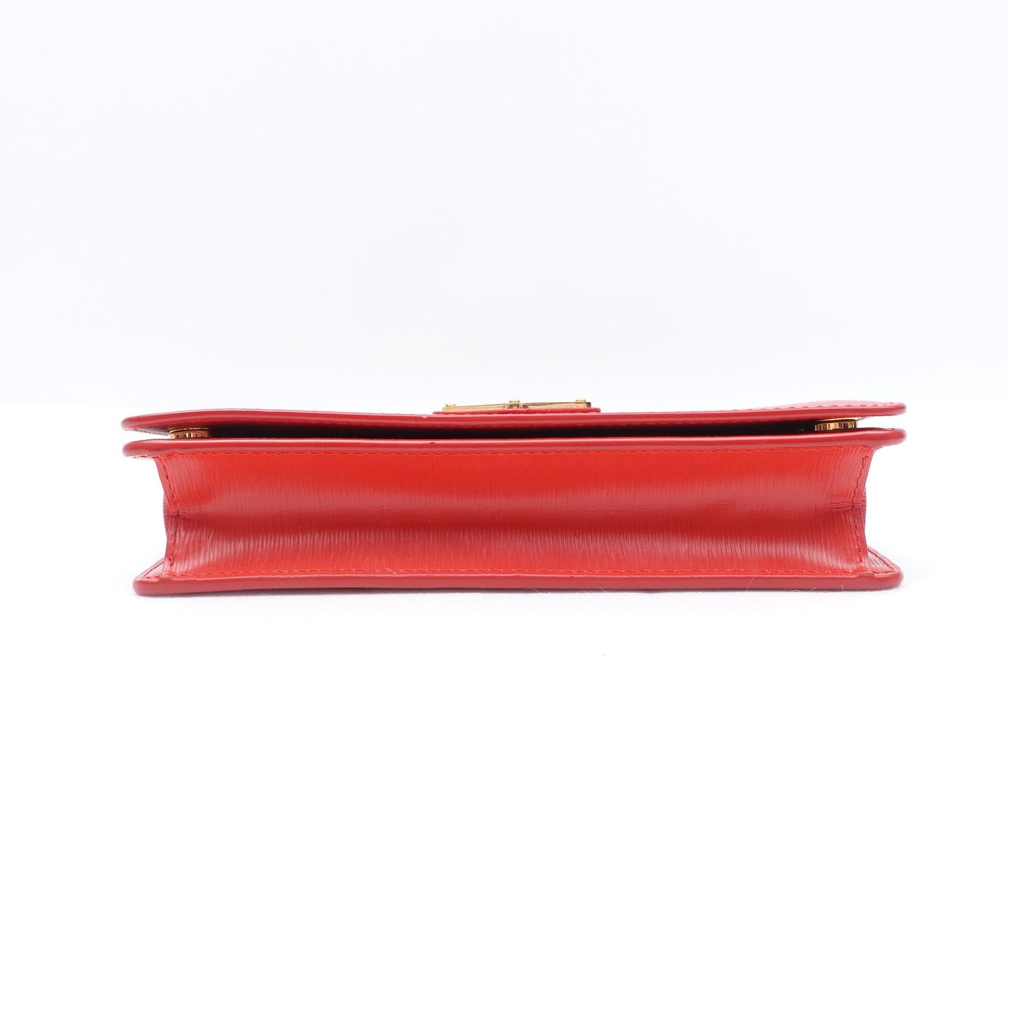 Pre-owned Prada Woc Red Calfskin Crossbody Bag