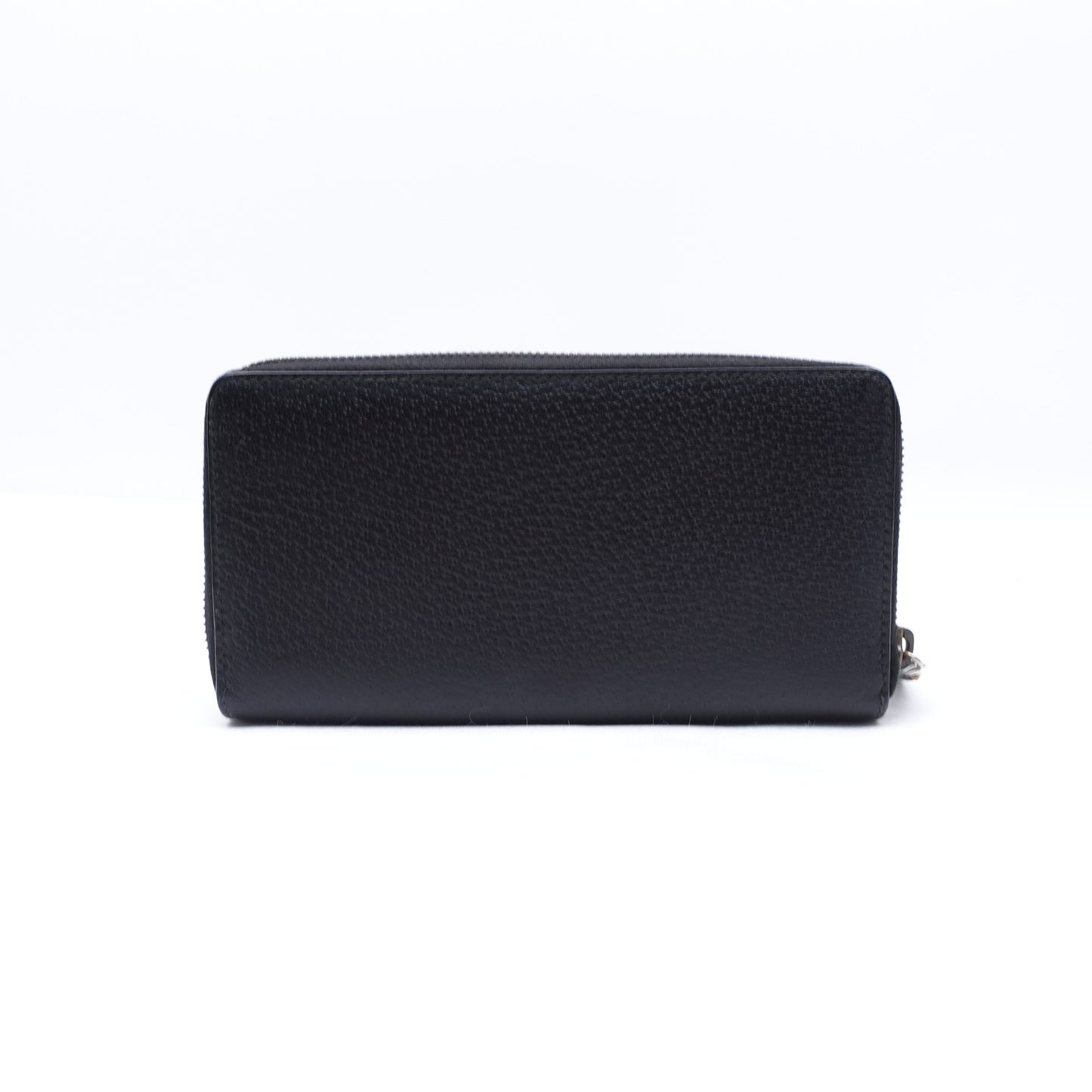 Pre-owned Gucci GG Black Calfskin Wallet