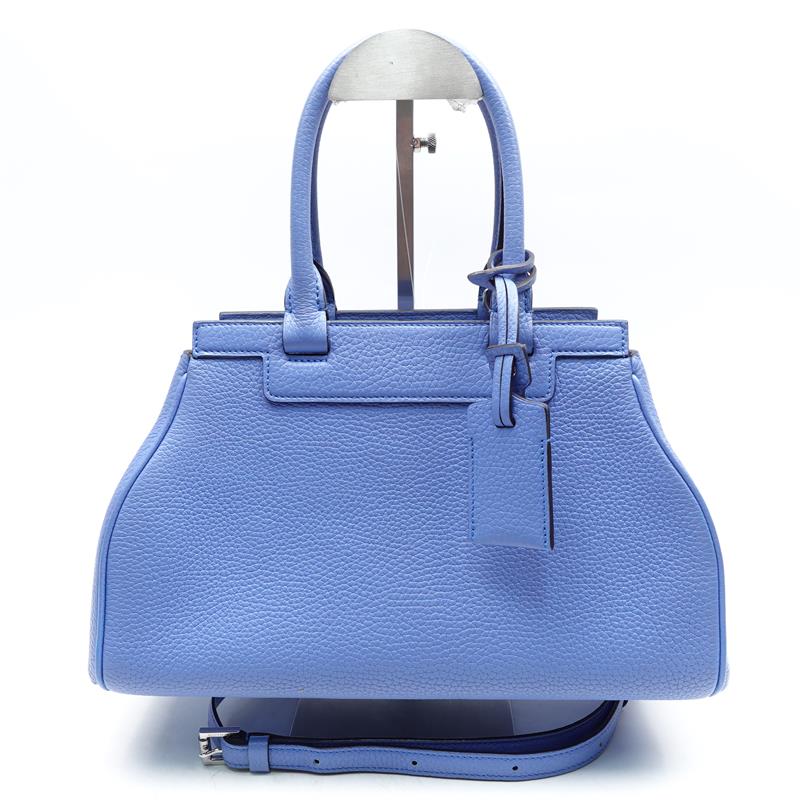 Pre-owned Moynat Blue Calfskin Shoulder Bag-HZ