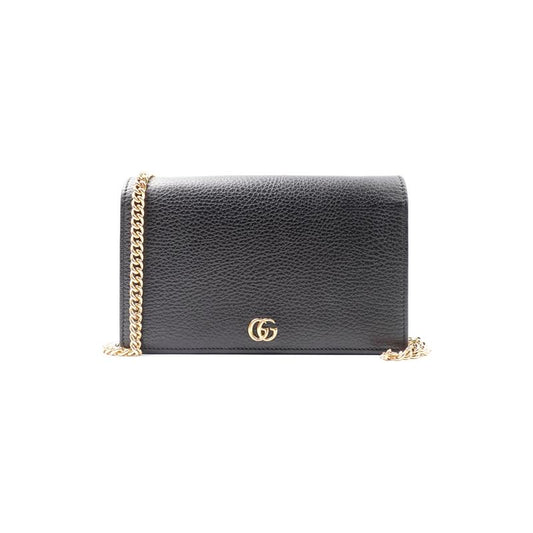 Pre-owned Gucci Black Calfskin Shoulder Bag