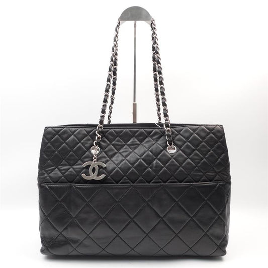 Pre-owned Chanel Black Calfskin Shoulder Bag - HZ