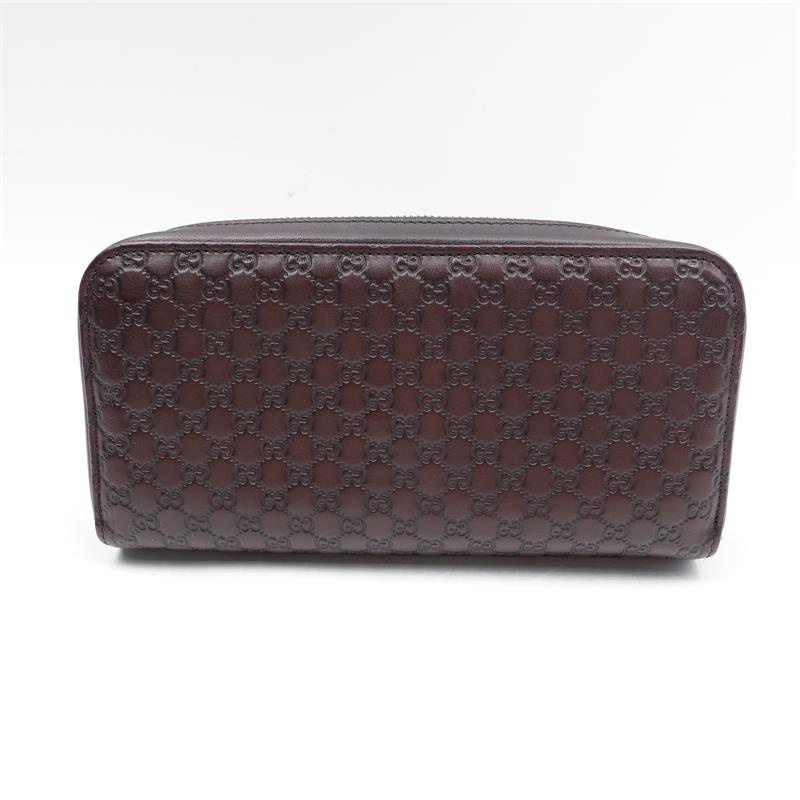 【Deal】Pre-owned Gucci Brown Calfskin Wallet-HZ