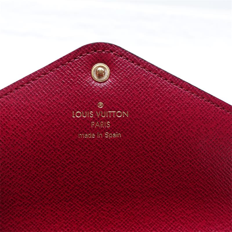 Pre-owned Louis Vuitton Sarah Brown Monogram Coated Canvas Long Wallet