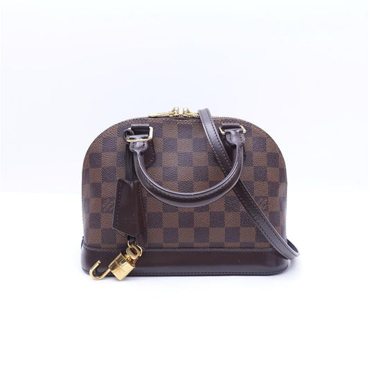 Pre-owned Louis Vuitton Damier Eben Coated Canvas Shoulder Bag