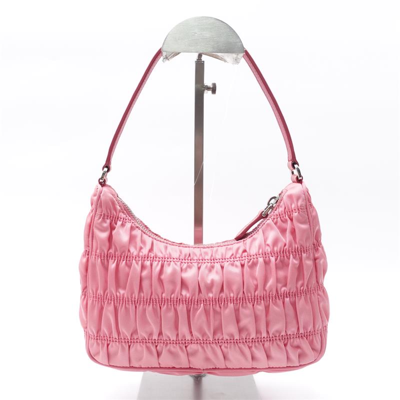 【DEAL】Prada Re-Edition Mini Pink Nylon Shoulder Bag