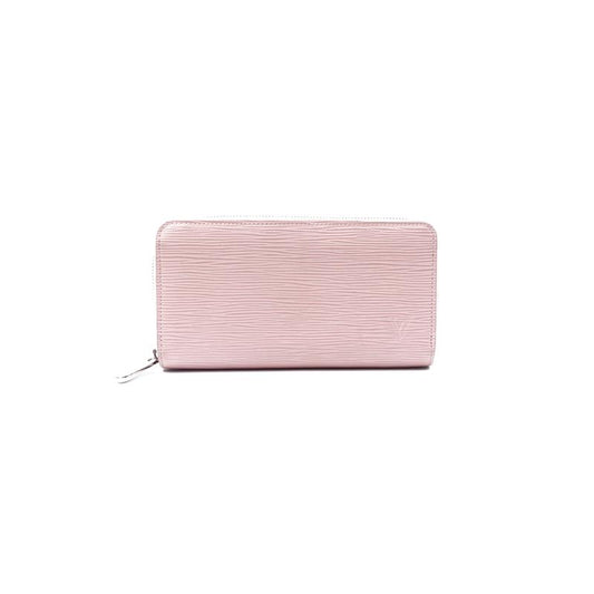 Pre-owned Louis Vuitton Zippy Pink EPI Wallet