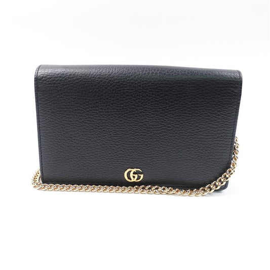 Pre-owned Gucci Woc Black Calfskin Shoulder Bag