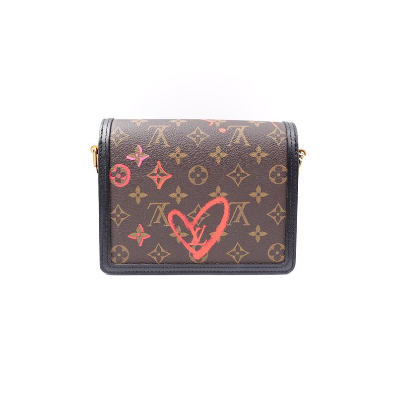 Pre-owned Louis Vuitton DAUPHINE Brown Monogram Calfskin Shoulder bag-HZ