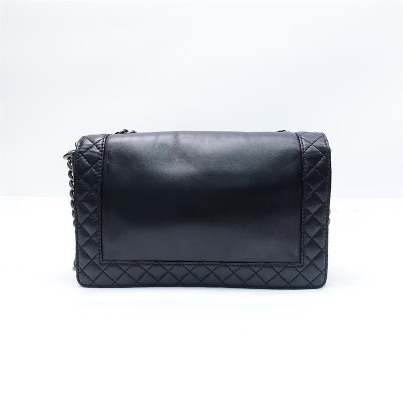 Pre-owned Chanel Black Leboy Calfskin Shoulder Bag