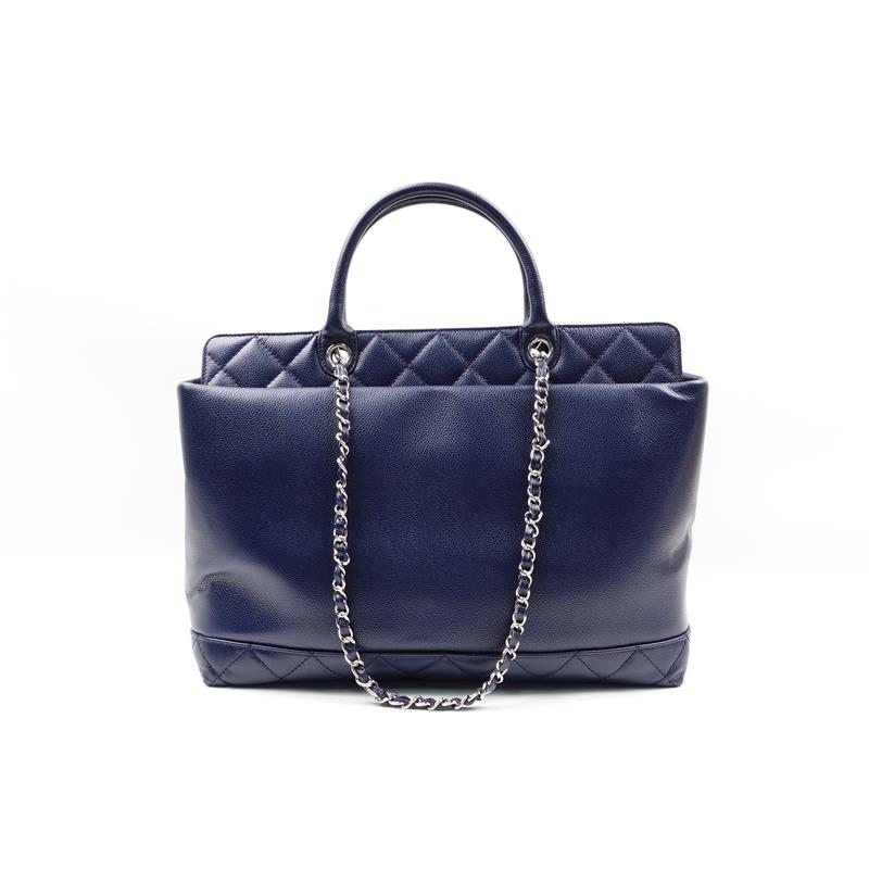 Pre-owned Chanel Blue Canvas Shoulder Bag