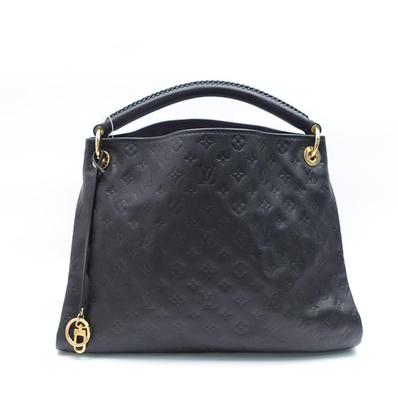 Pre-owned Louis Vuitton Artsy Black Calfskin Tote