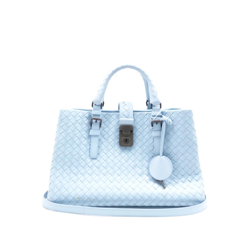 Pre-owned Bottega Veneta Blue Roma Medium - HZTT