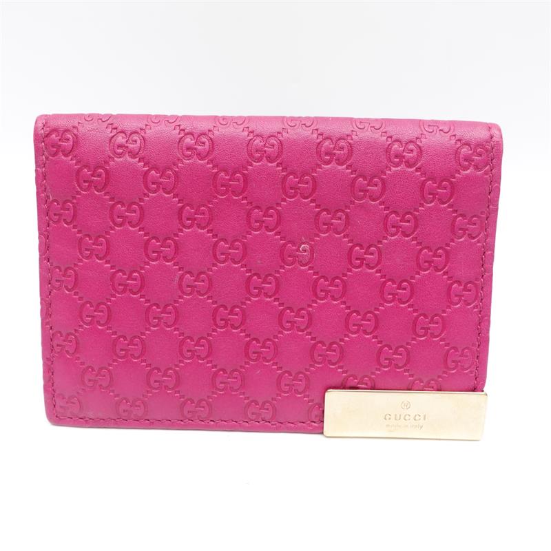 【DEAL】Gucci Pocket Organizer Wallet -Fuchsia MicroGuccissima-TS