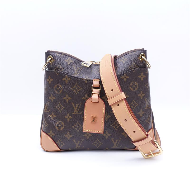 Pre-owned Louis Vuitton Monogram Odeon Coated Canvas Shoulder Bag