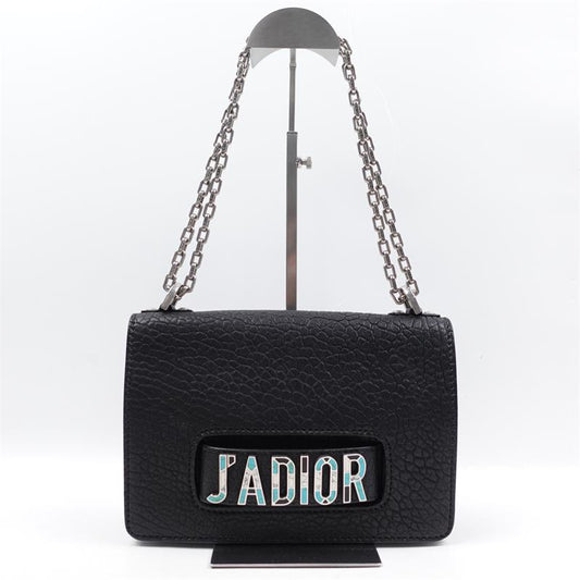 【DEAL】Pre-owned Dior Jadior Black Calfskin Shoulder Bag