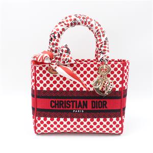 Pre-owned DIOR Canvas Shoulder Bags red Shoulder Bag-HZTT