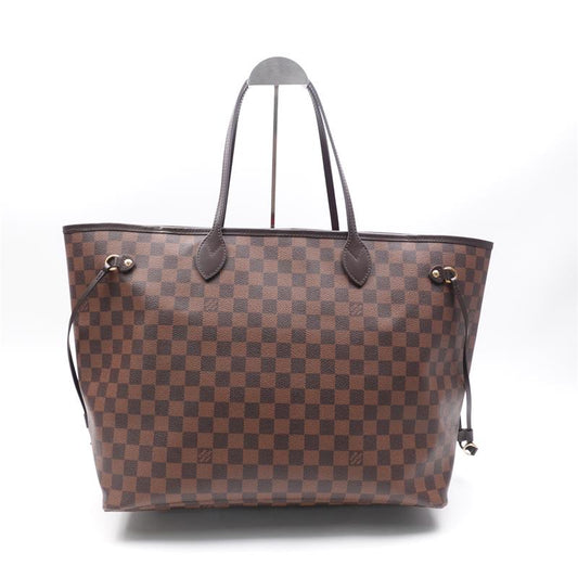 Louis Vuitton Neverfull GM Red Damier Ebene Coated Canvas Tote + TS