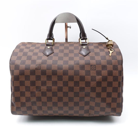 Pre-owned Louis Vuitton Speedy Coated Canvas Handle Bag-HZ