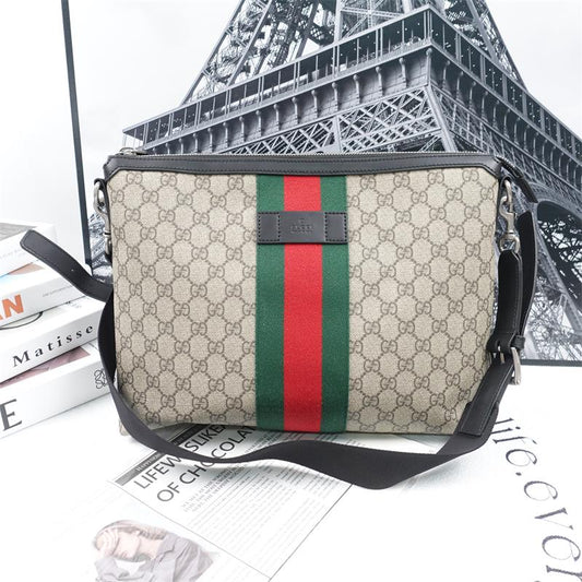 Pre-owned Gucci Ophidia Coated Canvas Shoulder Bag