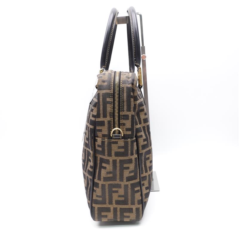 Pre-owned Fendi Brown Canvas Shoulder Bag