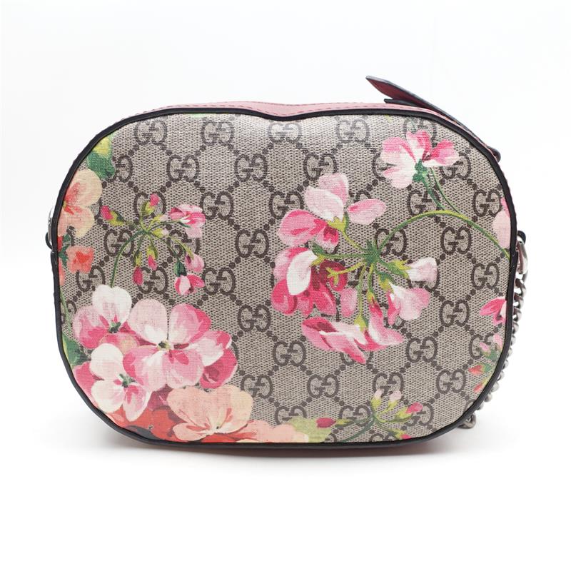 Pre-owned Gucci GG Blooms Coated Canvas Crossbody Bag