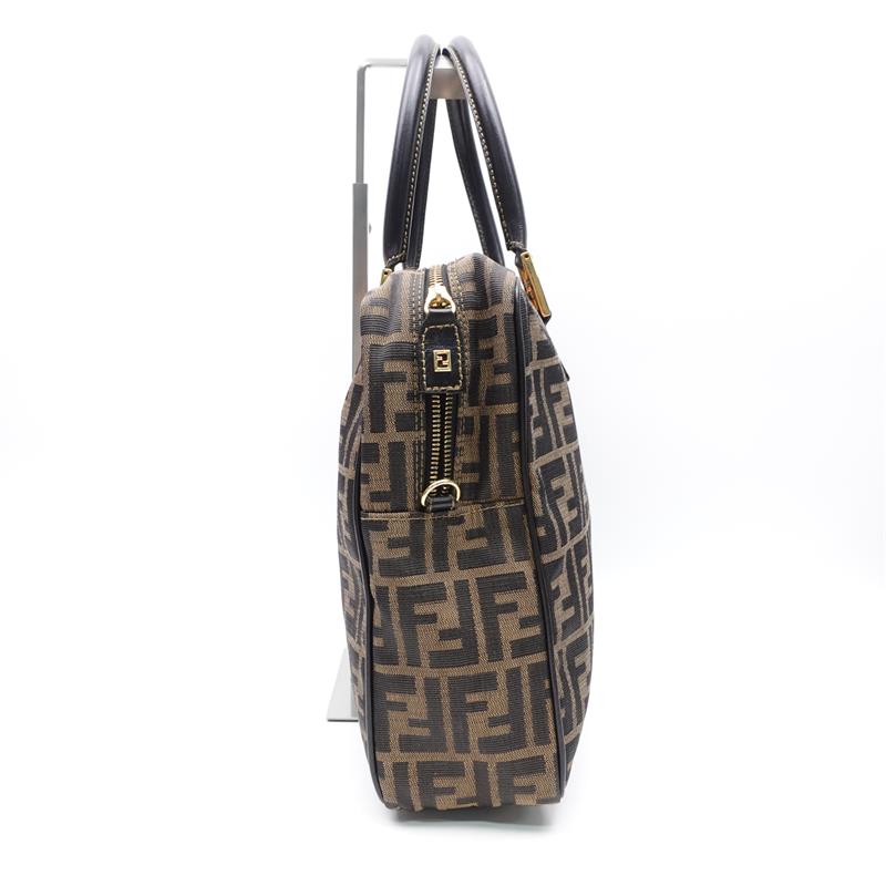 Pre-owned Fendi Brown Canvas Shoulder Bag