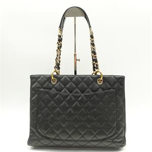 Chanel GST Black Caviar With Gold Hardware Tote