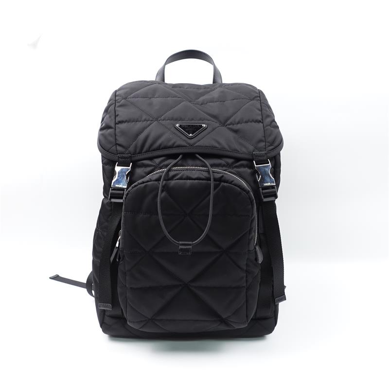 Pre-owned Prada Black Nylon Backpack