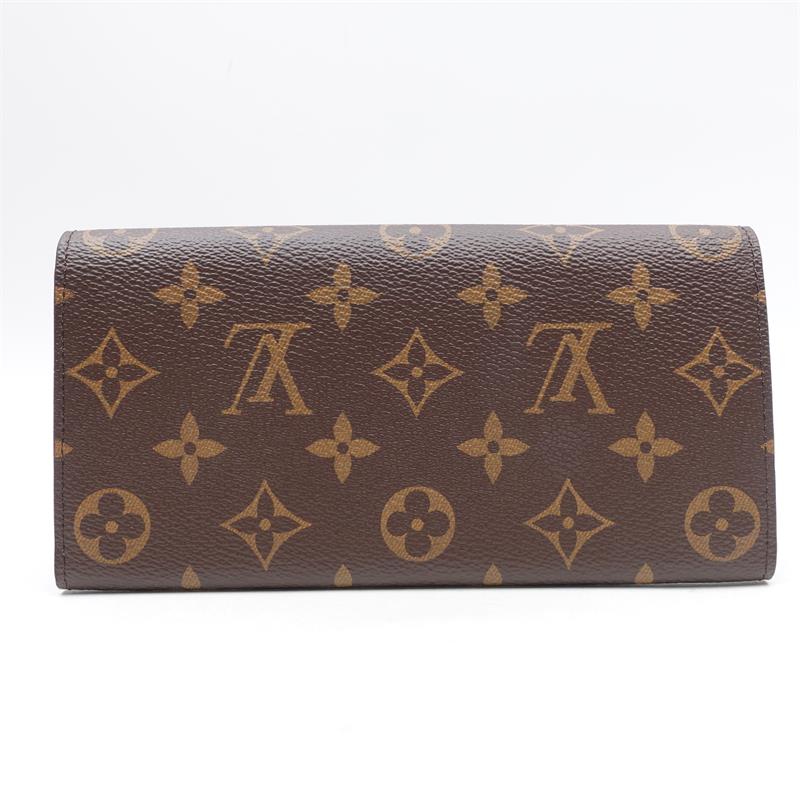 Louis Vuitton Emilie Monogram Coated Canvas Long Wallet-TS