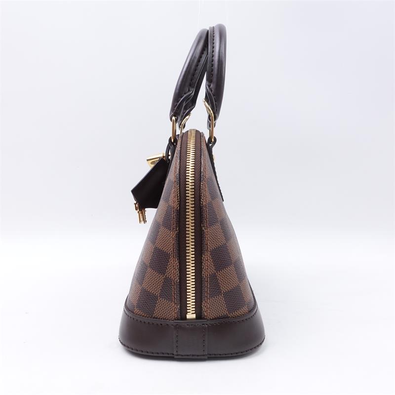 Pre-owned Louis Vuitton Alam BB Damier Eben Coated Canvas Shoulder Bag