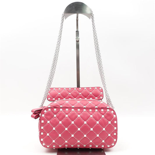 Pre-owned Valentino Pink Calfskin Shoulder Bag - HZ