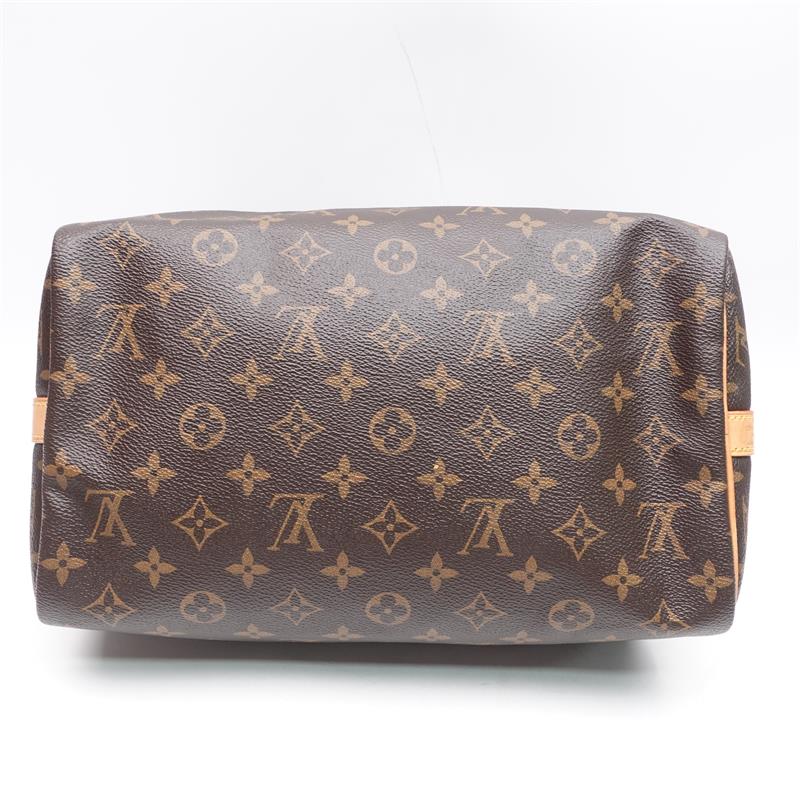 Pre-owned Louis Vuitton Speedy 30 Bandouliere Monogram Canvas Satchel