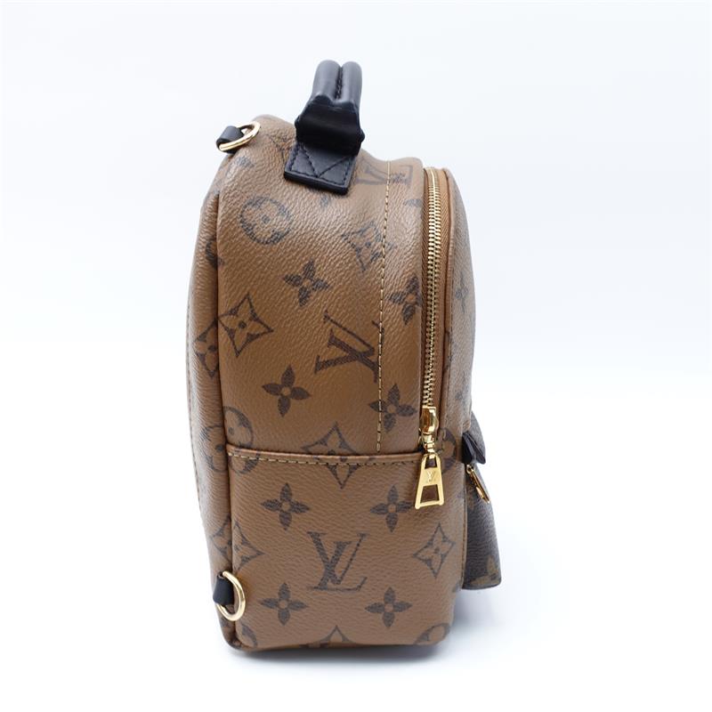 Pre-owned Louis Vuitton Palm Spring Mini Reverse Coated Canvas Backpack