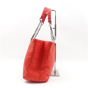 Pre-owned Bottega Veneta Calfskin Shoulder Bags Red Shoulder Bag-HZTT