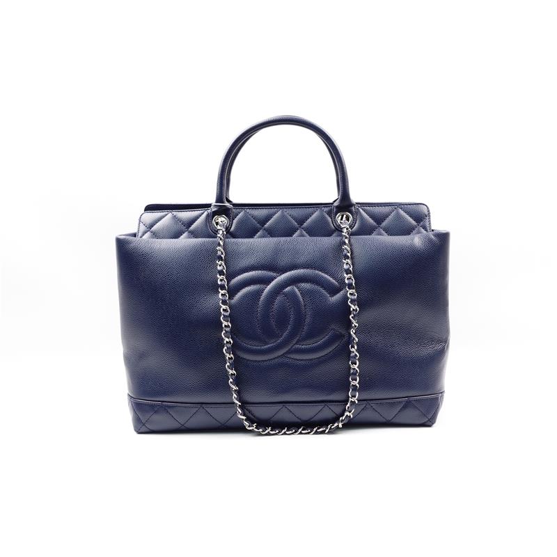 Pre-owned Chanel Blue Canvas Shoulder Bag