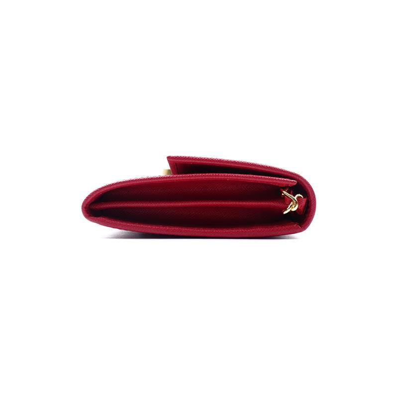 Pre-owned Prada Red Calfskin Shoulder Bag