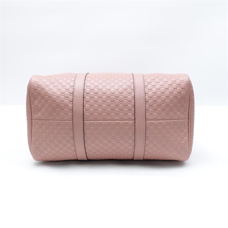 Pre-owned Gucci GG Boston PInk Calfskin Shoulder Bag