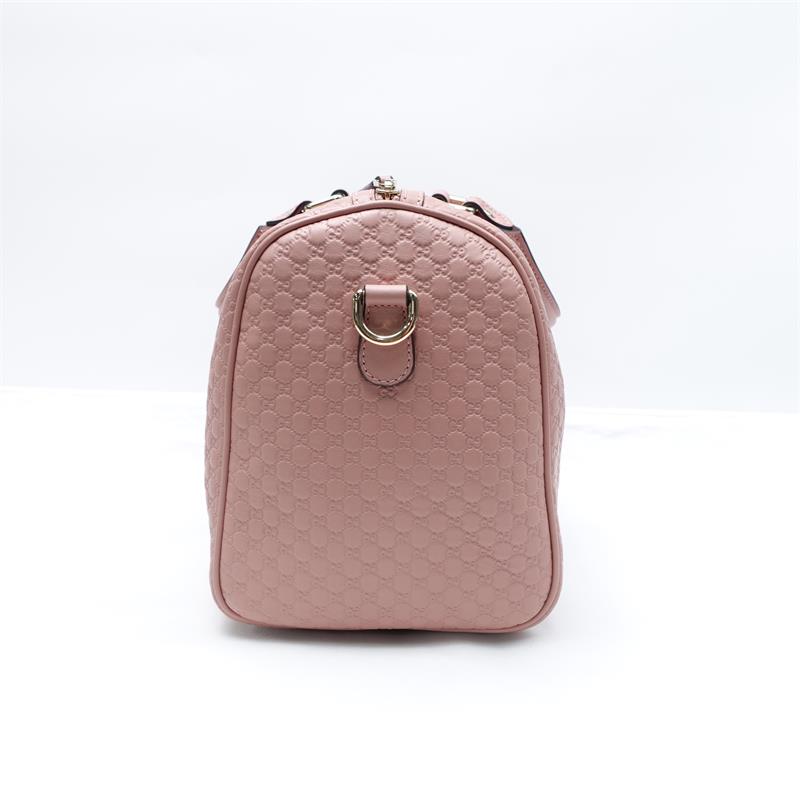 Pre-owned Gucci GG Boston PInk Calfskin Shoulder Bag