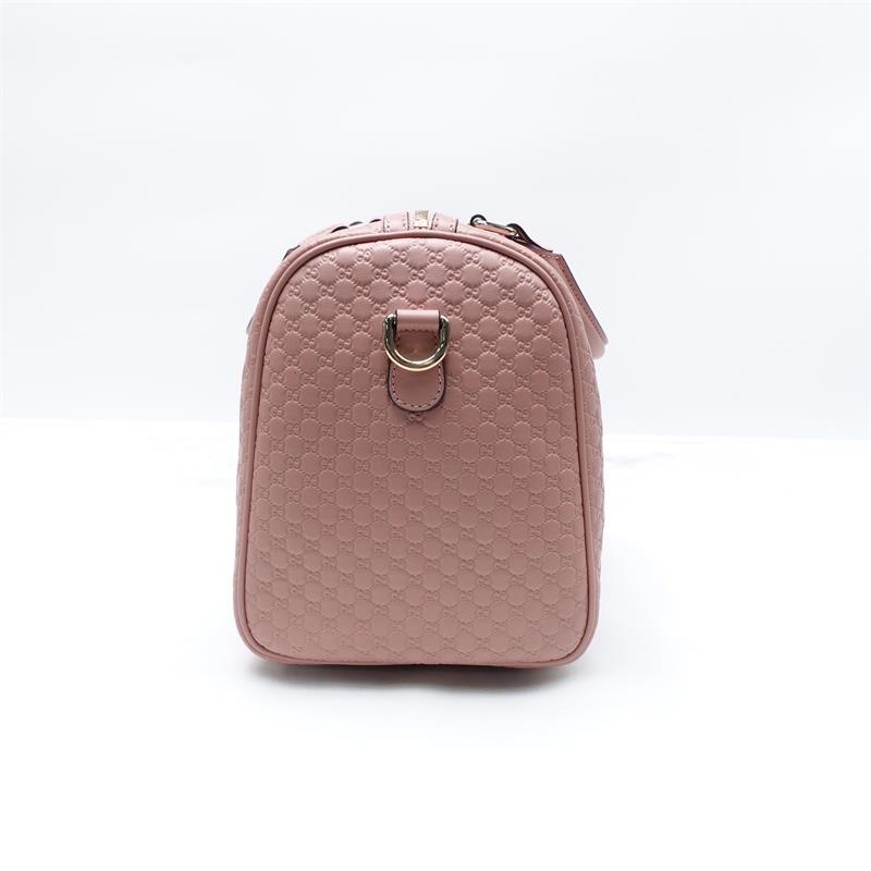 Pre-owned Gucci GG Boston PInk Calfskin Shoulder Bag