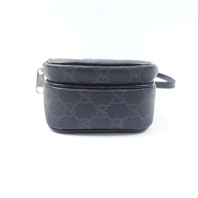 Pre-owned Gucci GG Black Calfskin Shoulder Bag