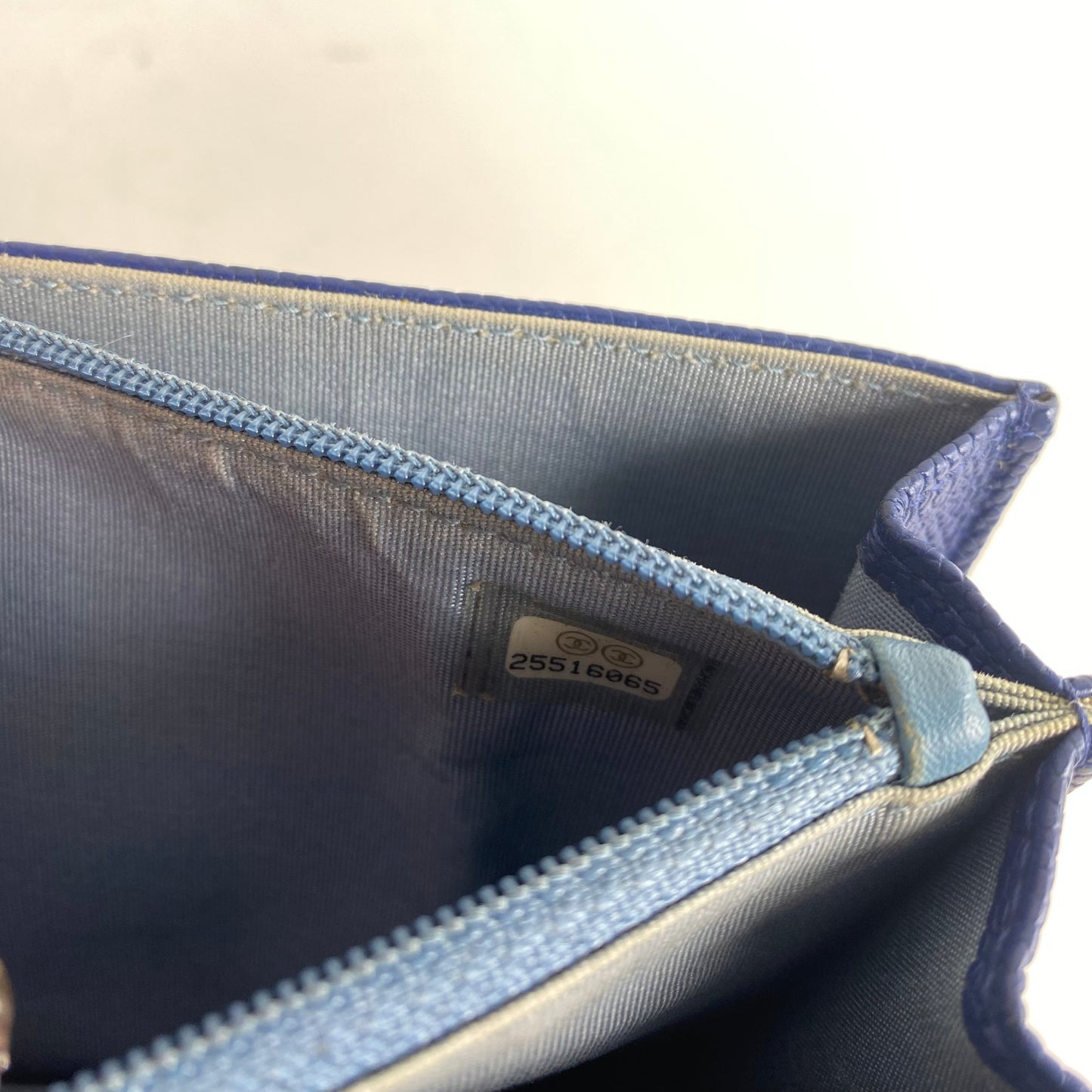 Pre-owned CHANEL Calfskin Crossbody Bags bule Crossbady Bag-HZTT