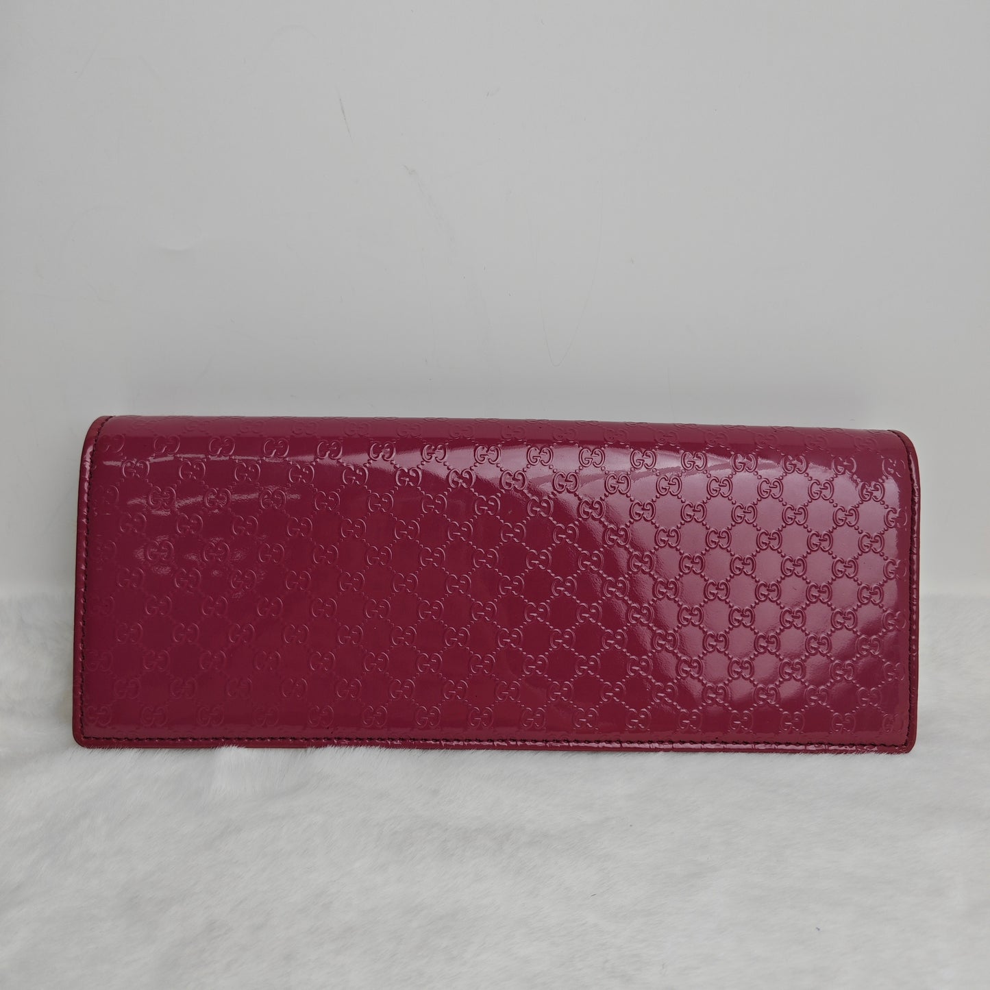 Pre-owned GUCCI Purple Vernis  Long Clutch-HZ