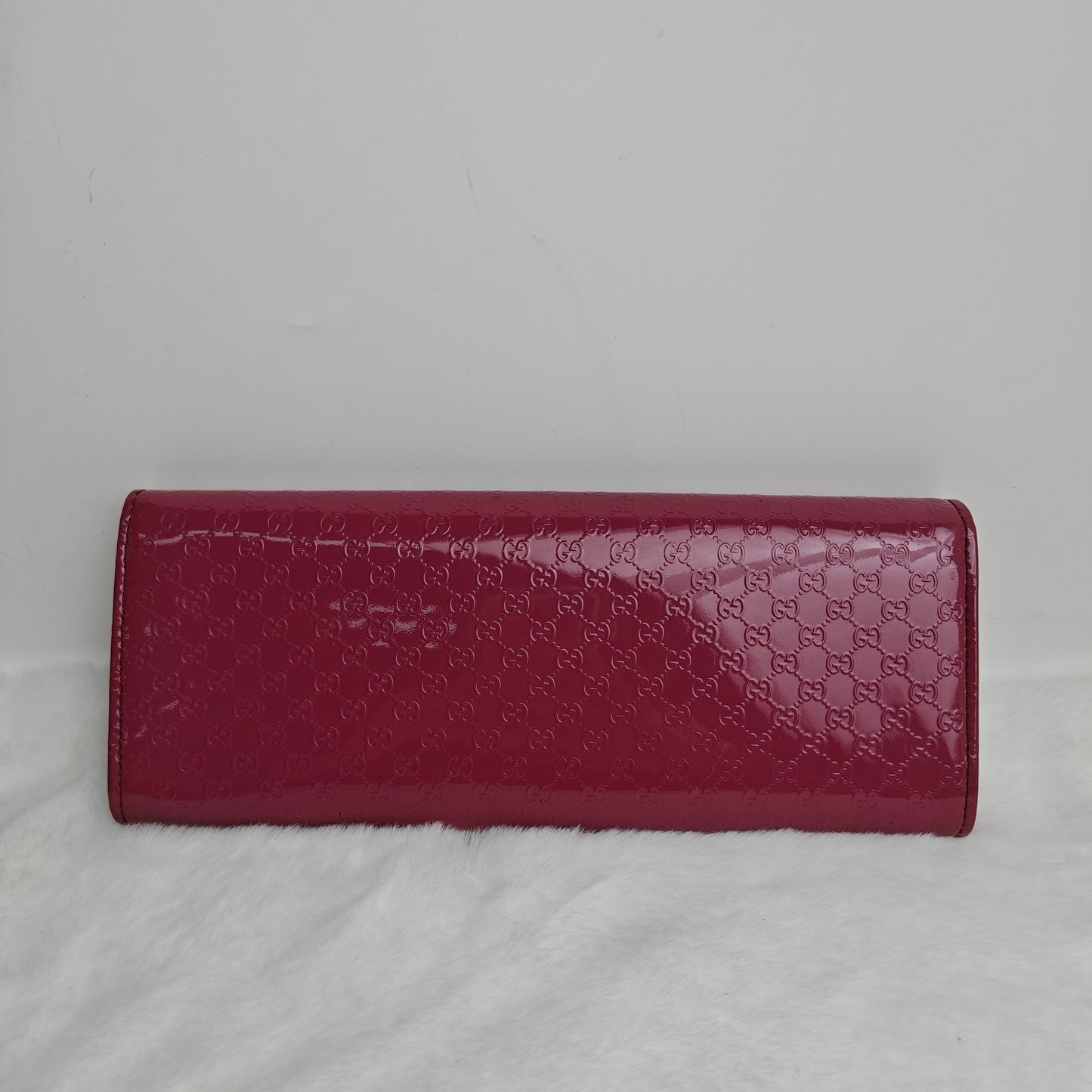 Pre-owned GUCCI Purple Vernis  Long Clutch-HZ