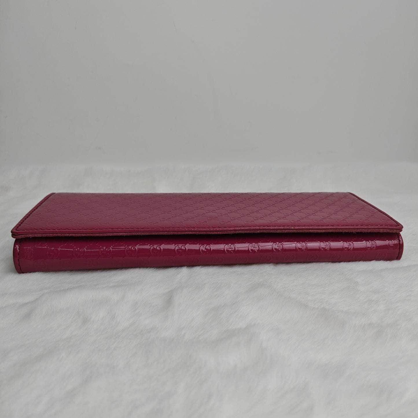 Pre-owned GUCCI Purple Vernis  Long Clutch-HZ